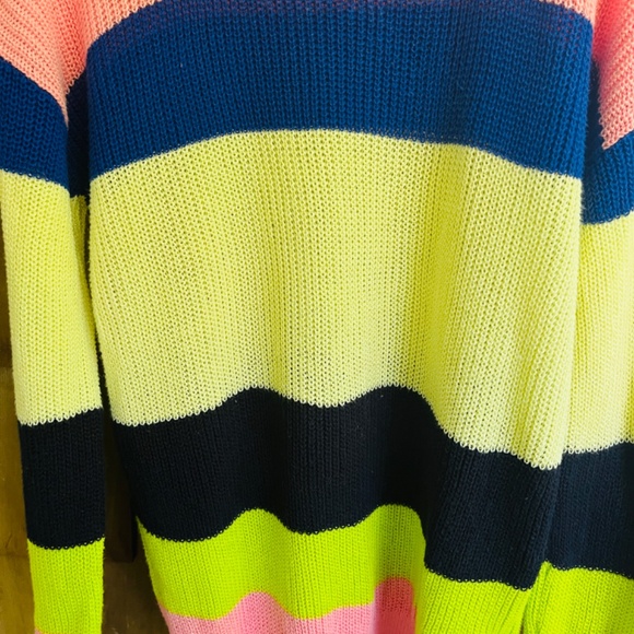 Nordstrom Abound Womens Sweater Size Small Striped Lightweight Crew Neck - Picture 8 of 13